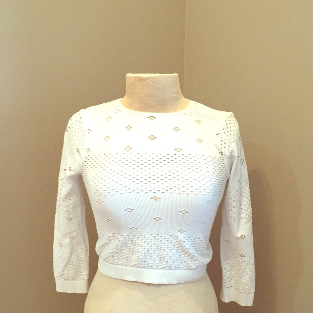 Free People Quarter Sleeve Top